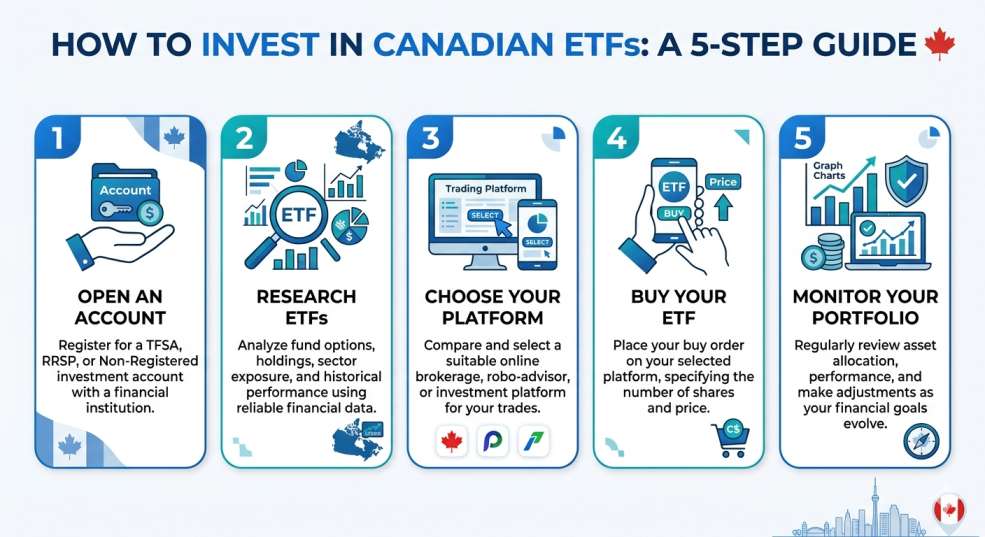 Step-by-step guide to investing in ETFs in Canada